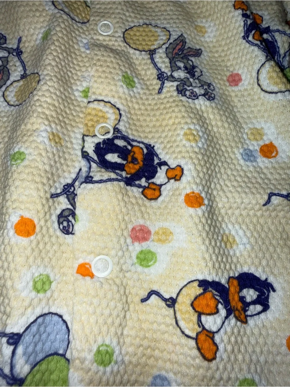 Vintage Baby Looney Tunes Pajamas 1990